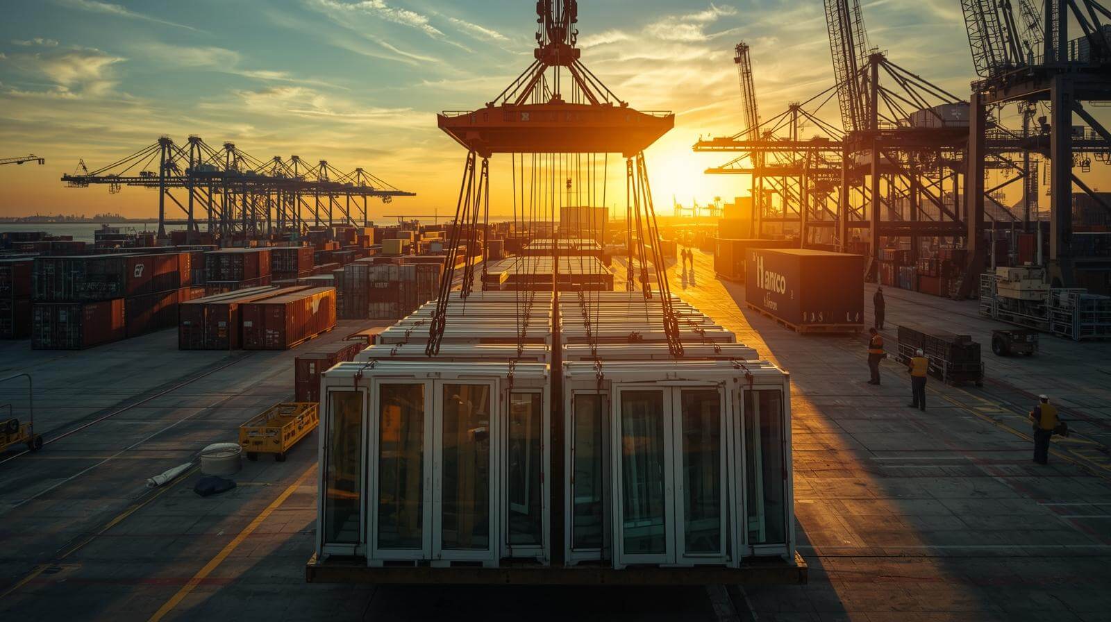 Bulk order container loading for glass windows and doors export-vigorawindows.com Bulk order container loading for glass windows and doors export-vigorawindows.com