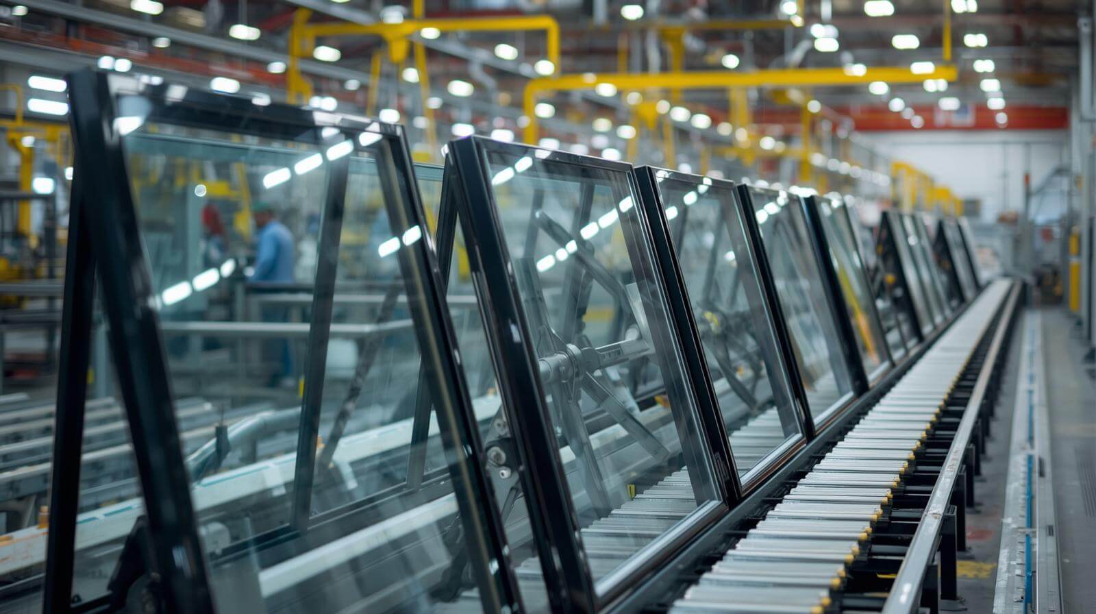 VIGORAWINDOWS aluminium glass window factory production line VIGORAWINDOWS aluminium glass window factory production line