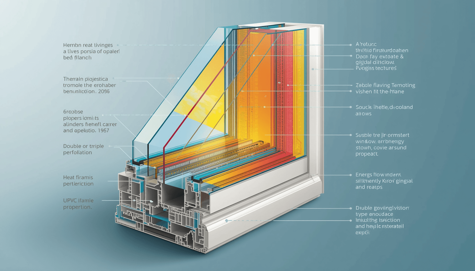 uPVC windows energy efficiency heat insulation diagram-vigorawindows.com uPVC windows energy efficiency heat insulation diagram-vigorawindows.com