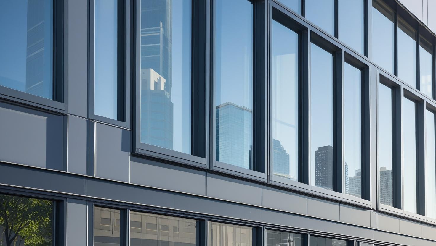 modern commercial building with mismatched casement window design-vigorawindows.com