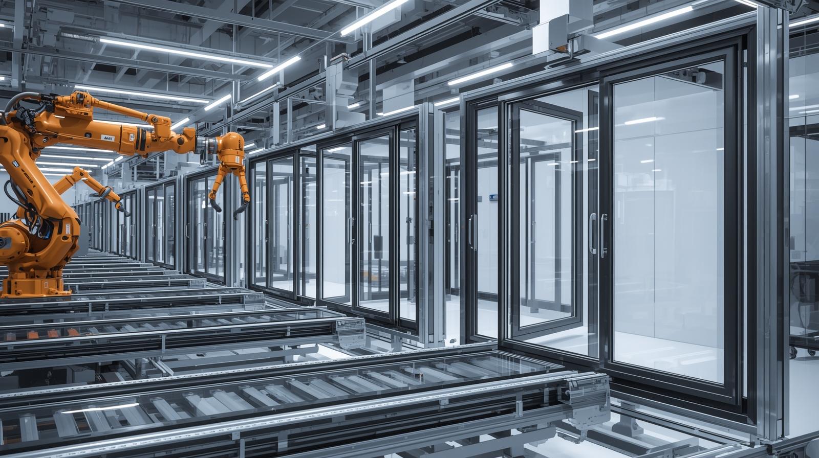 VIGORAWINDOWS production line for sliding doors and folding doors