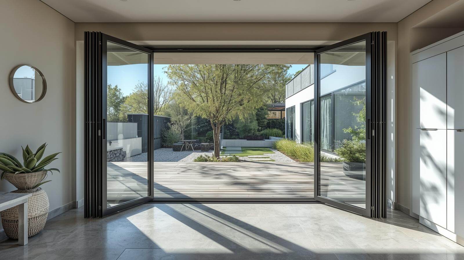 aluminium folding door for commercial fire safety-vigorawindows.com