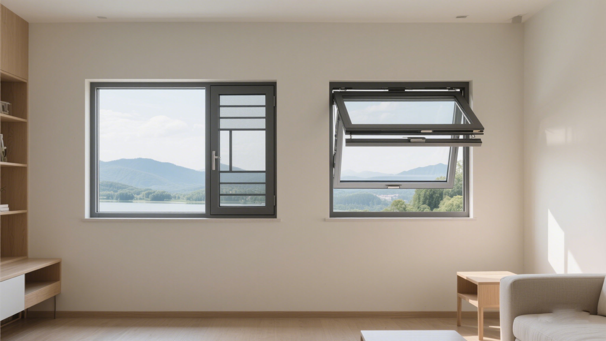comparison between aluminium casement and awning windows-VIGORAWindows