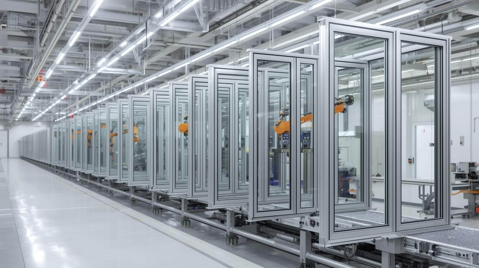VIGORAWINDOWS aluminium French door factory production line