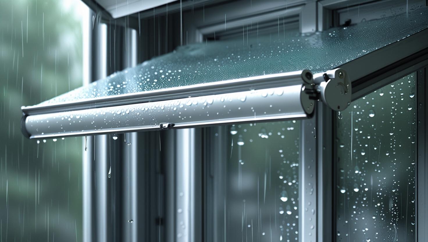 awning aluminum window open during rain for ventilation-vigorawindows.com