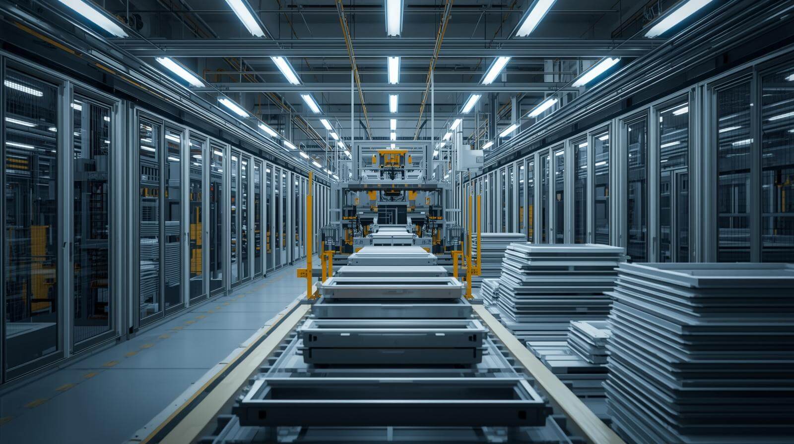 VIGORAWINDOWS aluminium doors being inspected and shipped for export