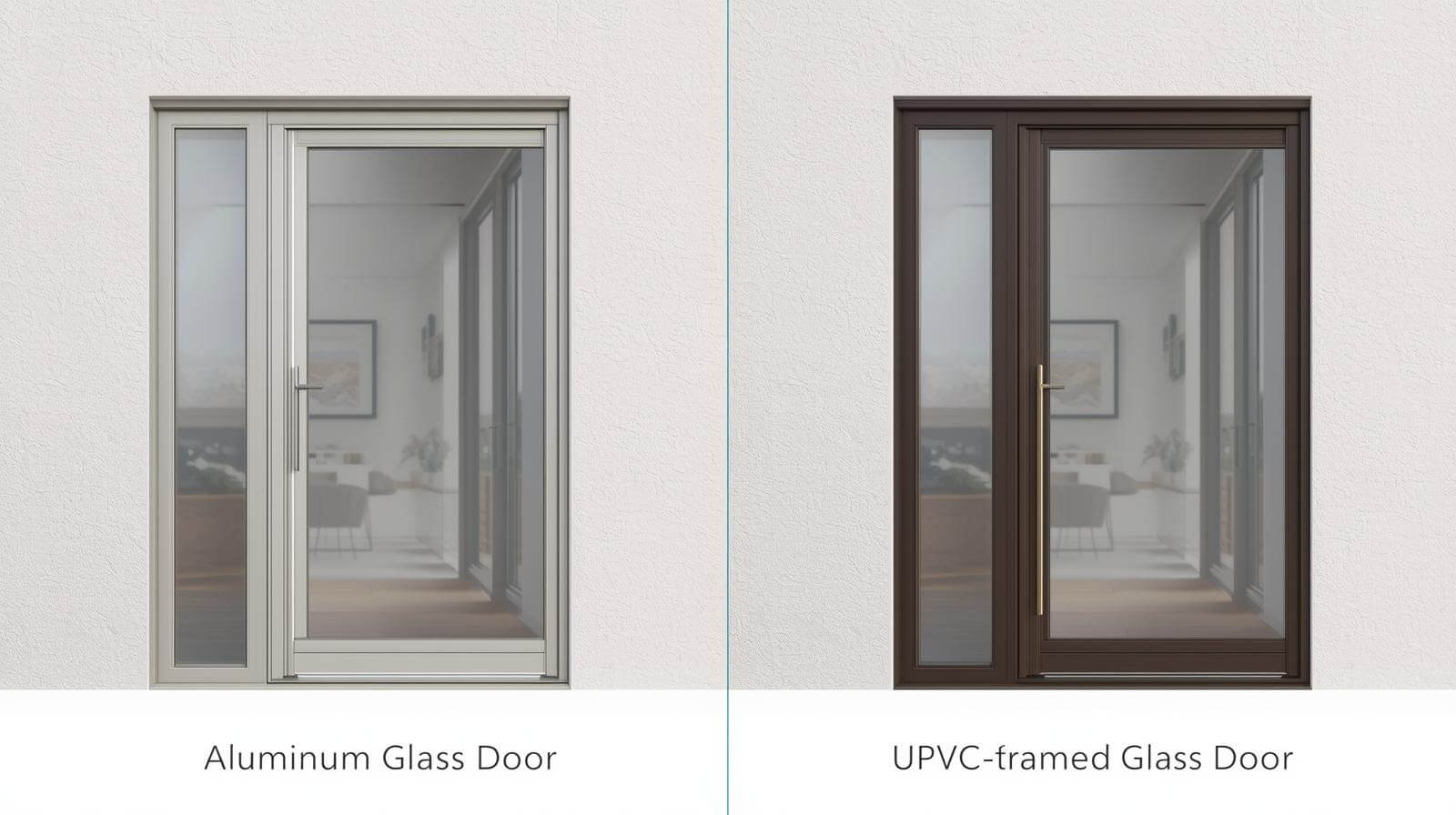 aluminium door vs upvc glass door comparison-vigorawindows.com