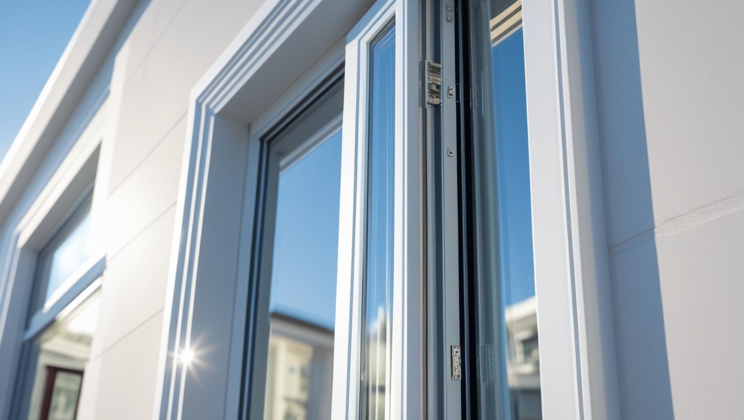 modern aluminium casement window installed in residential building exterior-vigorawindows.com