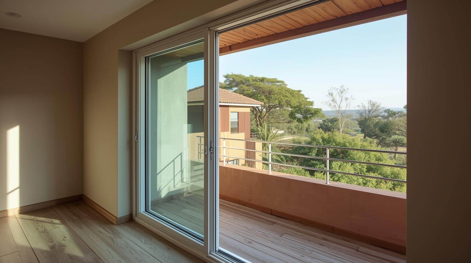 uPVC glass sliding door for residential balcony in Africa-vigorawindows.com