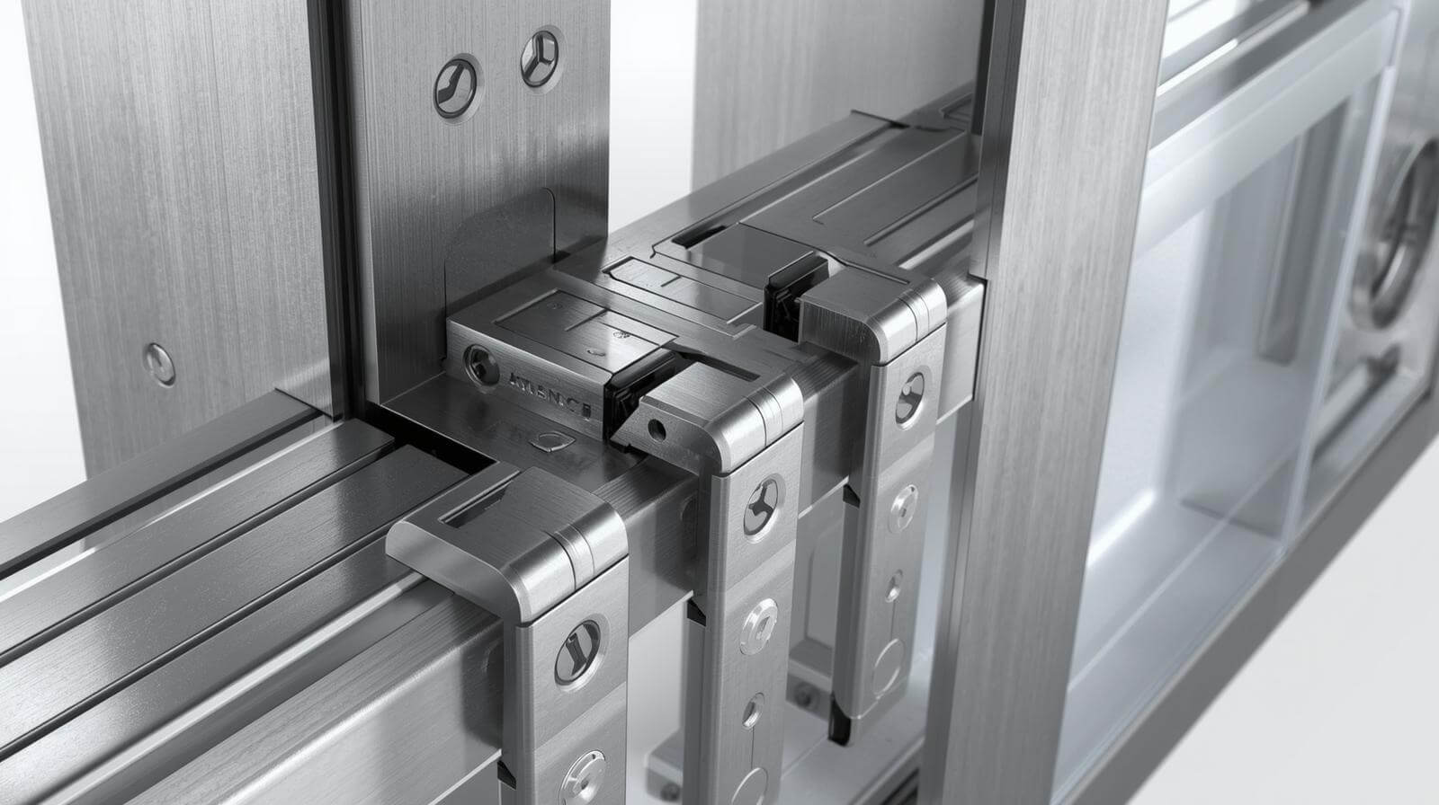 Aluminium sliding door details with multipoint lock-vigorawindows.com