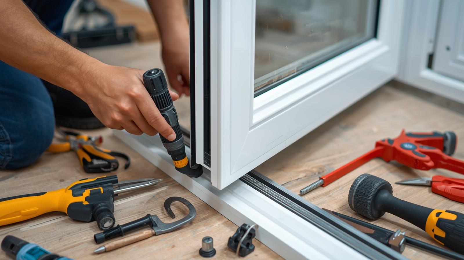 Professional installation process of uPVC glass door ensuring long lifespan-vigorawindows.com