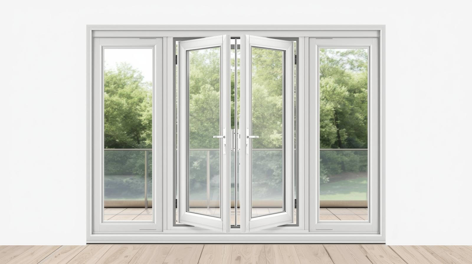 uPVC casement glass door used as a kitchen or balcony access door-vigorawindows.com