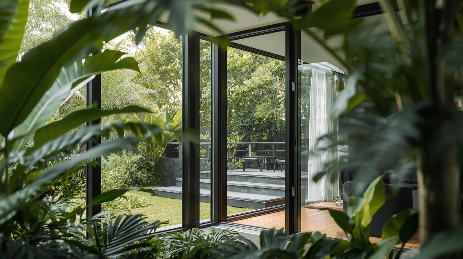 thermal break aluminium glass window used in tropical home-vigorawindows.com