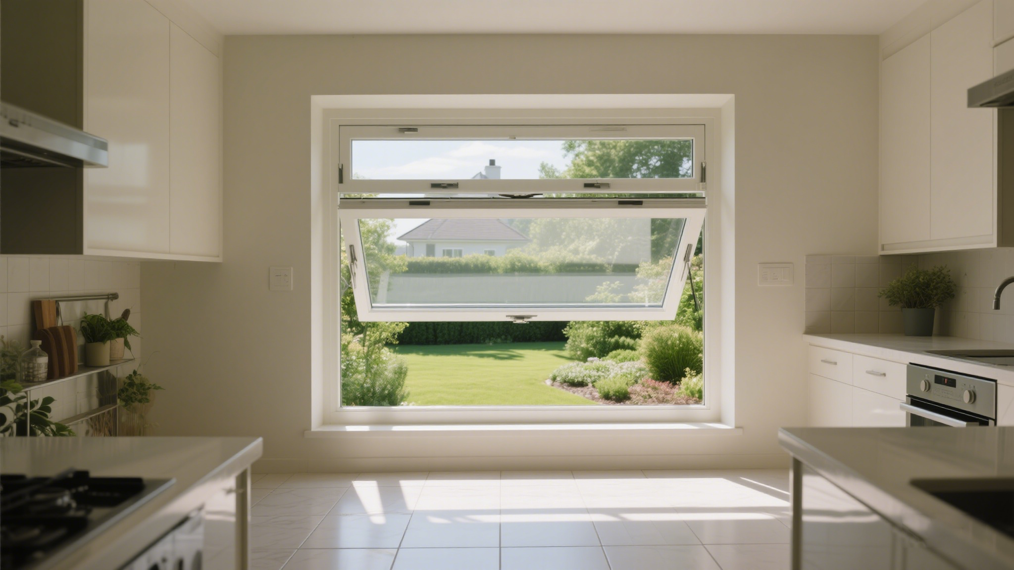 aluminium awning window installed in bathroom-VIGORAWindows