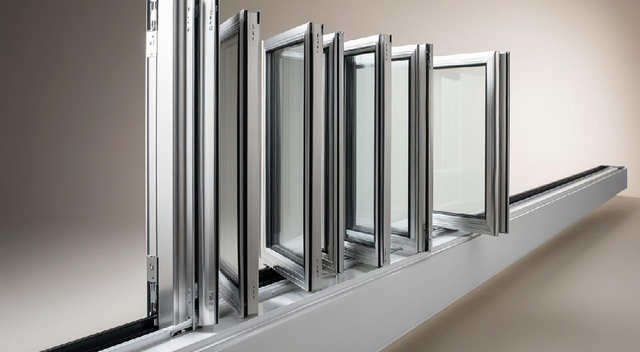 aluminium sliding folding window-VIGORAWINDOWS