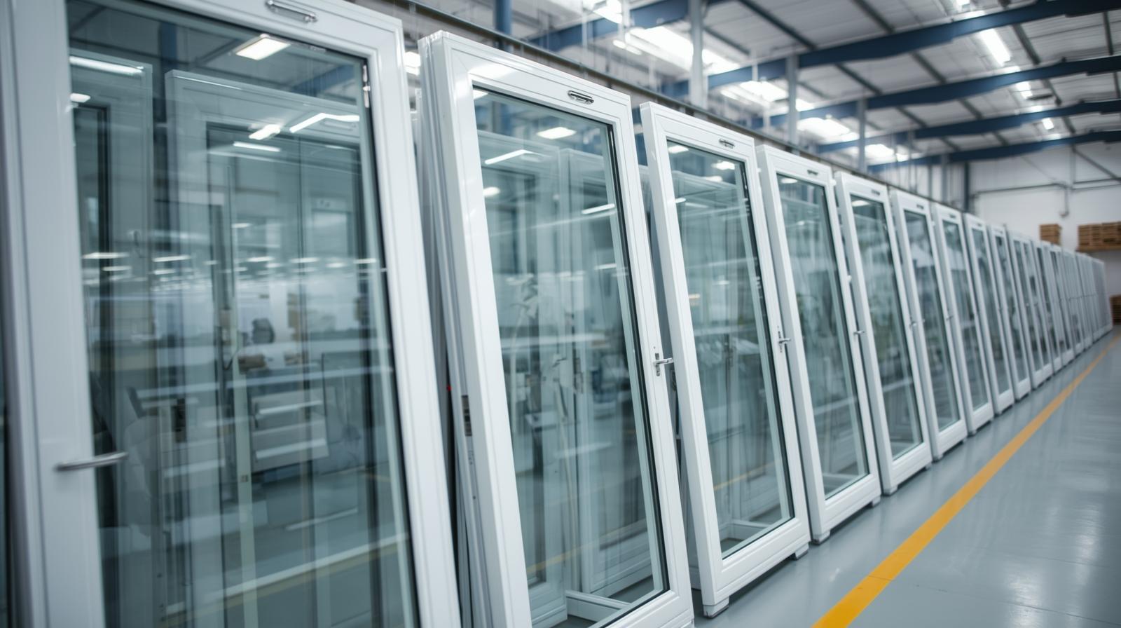 Custom uPVC glass doors ready for bulk export in warehouse-vigorawindows.com