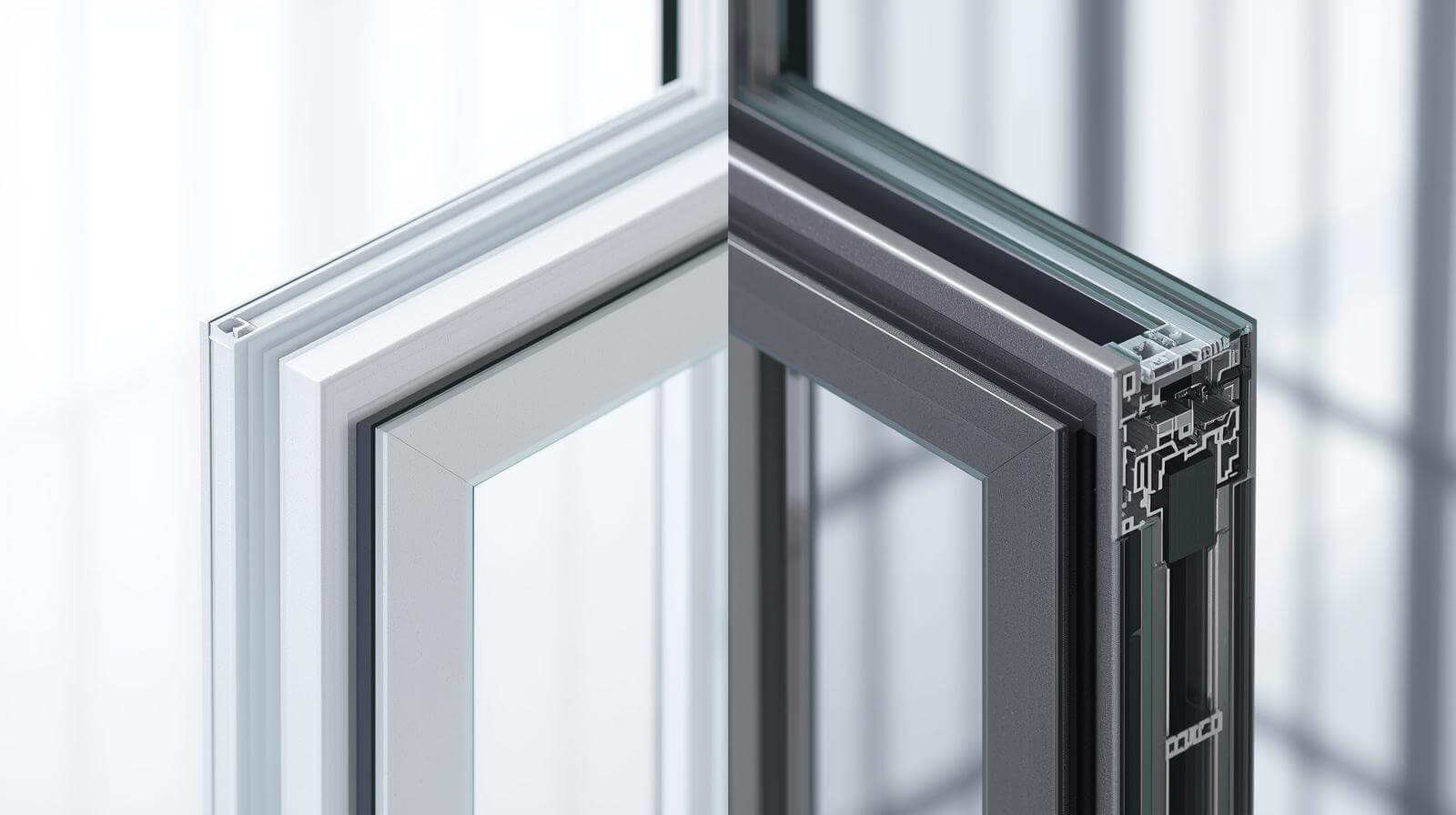 uPVC and aluminium glass window comparison-vigorawindows.com