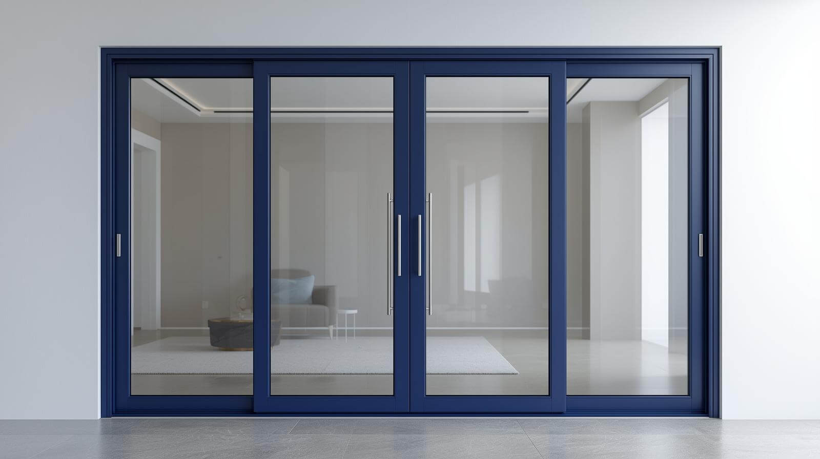 aluminium glass sliding door with custom color finish-vigorawindows.com