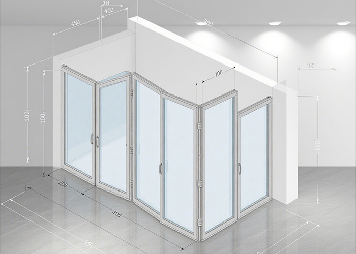 VIGORAWINDOWS aluminium folding door design