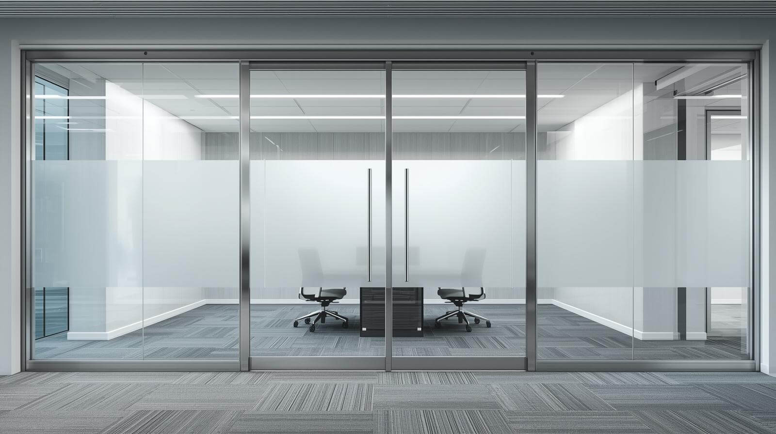 aluminium frame glass sliding door for office meeting room-vigorawindows.com