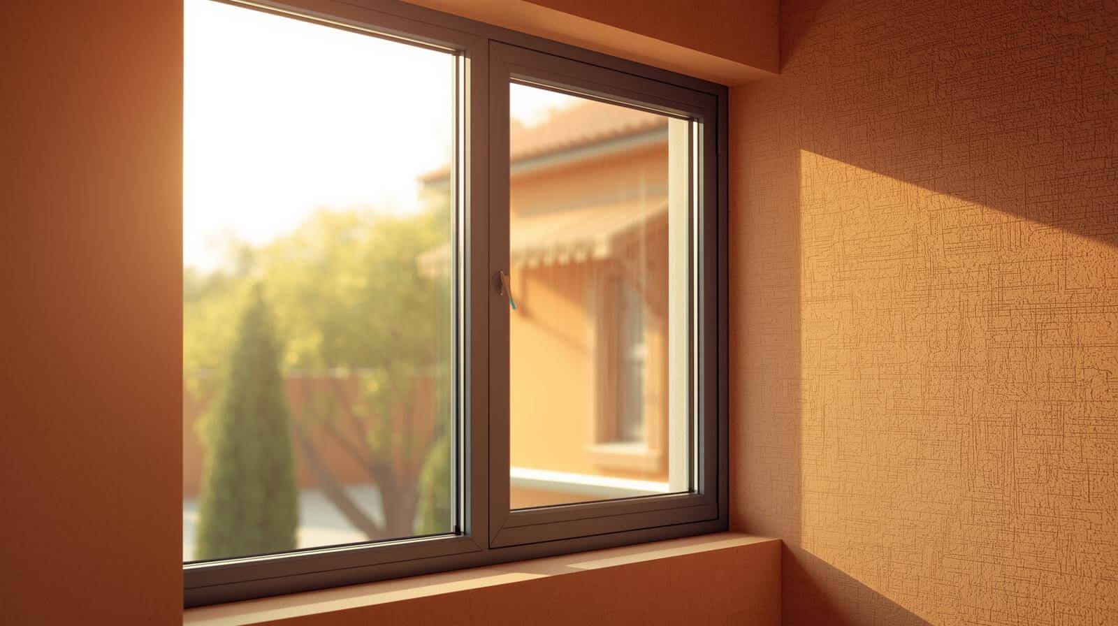 aluminium glass window for hot climate installation example -vigorawindows.com