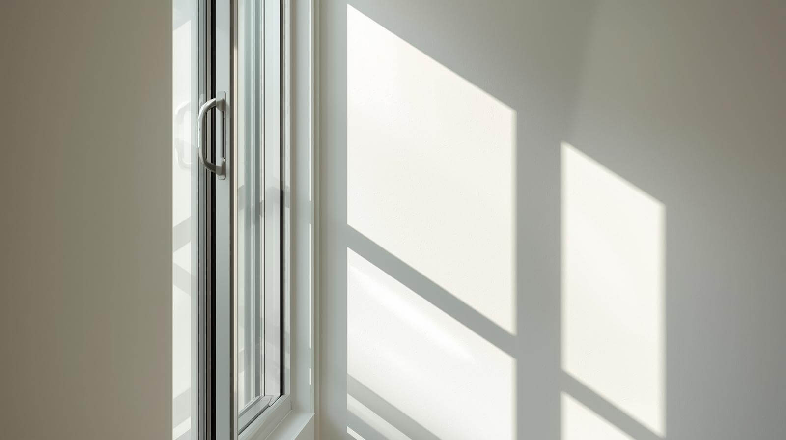 Minimalist aluminium glass window frame interior view with enhanced natural light-vigorawindows.com