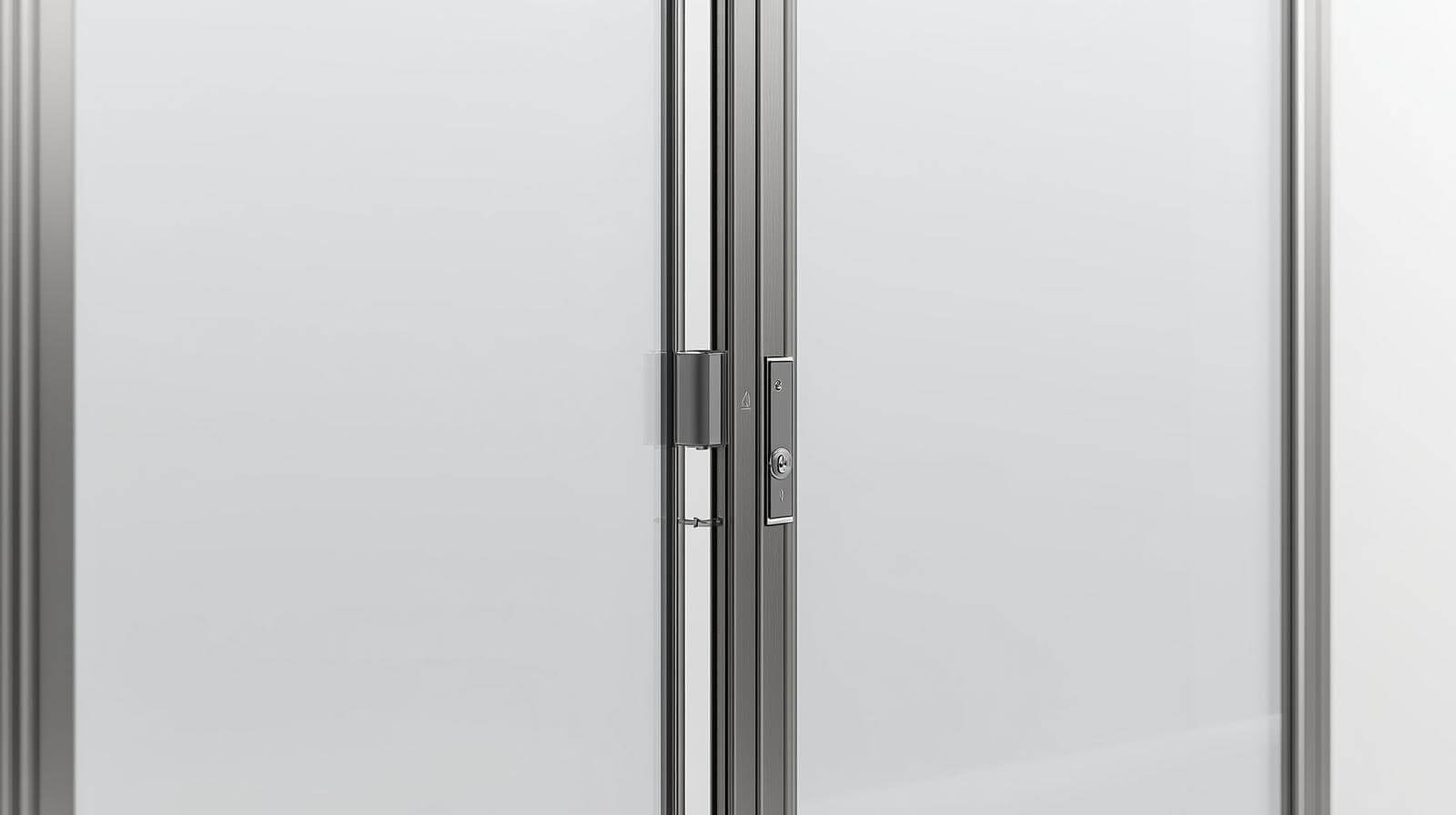 Modern aluminium glass sliding door design with lock-vigorawindows.com