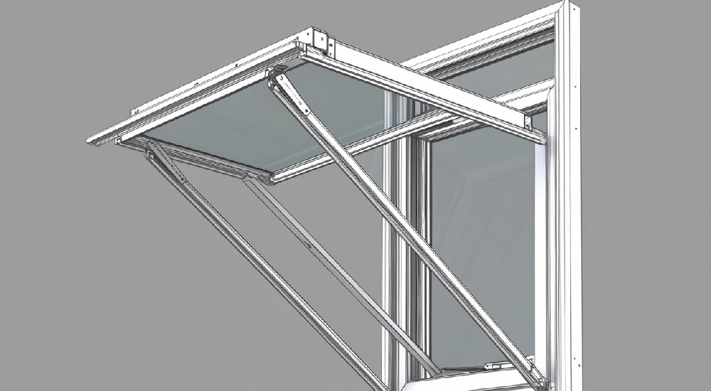 double glazed aluminium awning windows - VIGORAWINDOWS