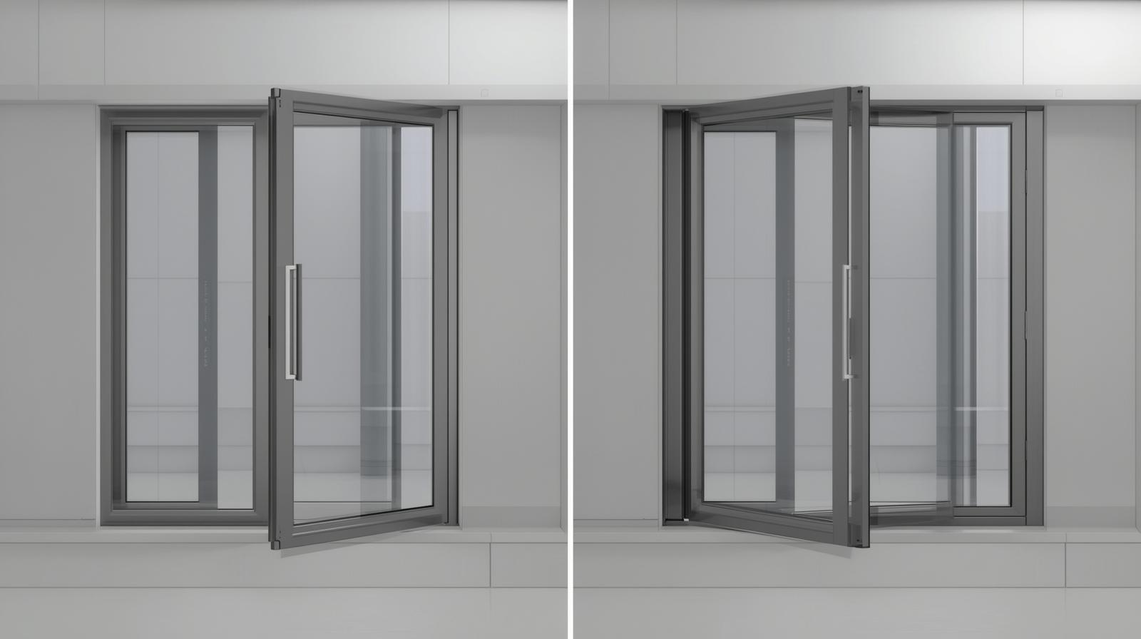horizontal VS vertical aluminium sliding windows-vigorawindows.com
