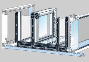 cross-section of aluminium casement window frame showing insulation layers-vigorawindows.com.jpg