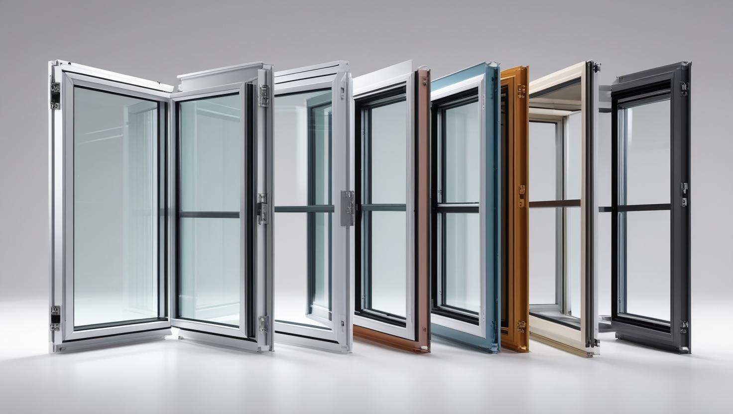 comparison of aluminum frame awning windows with different glass and aluminum profiles-vigorawindows.com