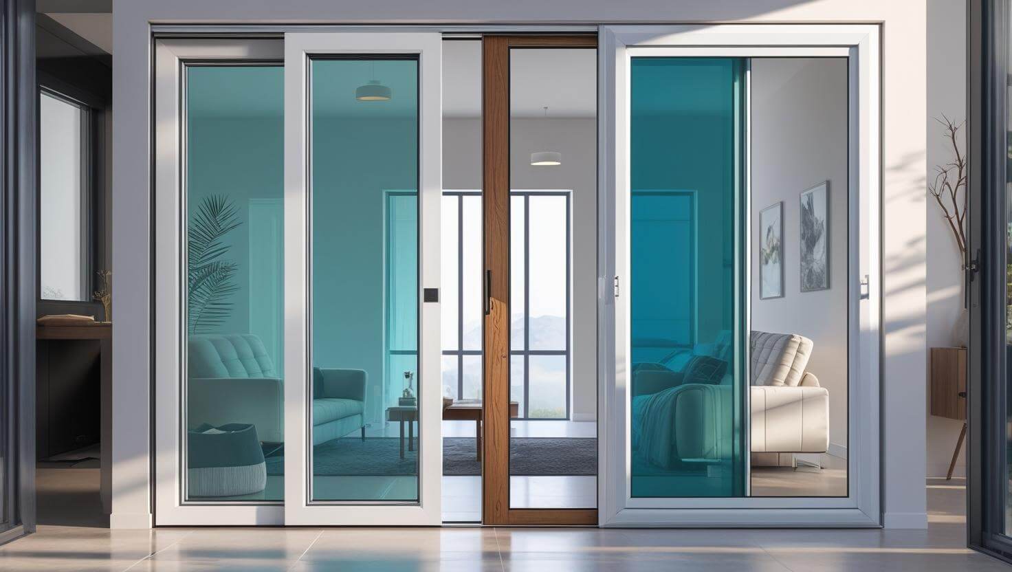 comparison between upvc sliding door and aluminium sliding door--vigorawindows.com