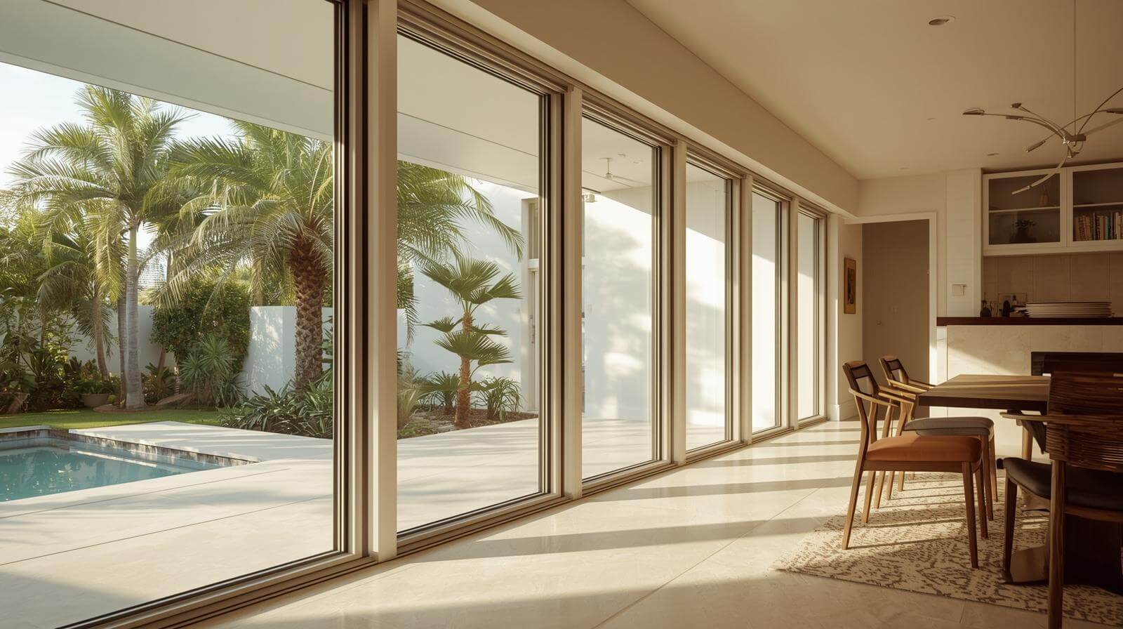 aluminium sliding window with large glass panels-vigorawindows.com