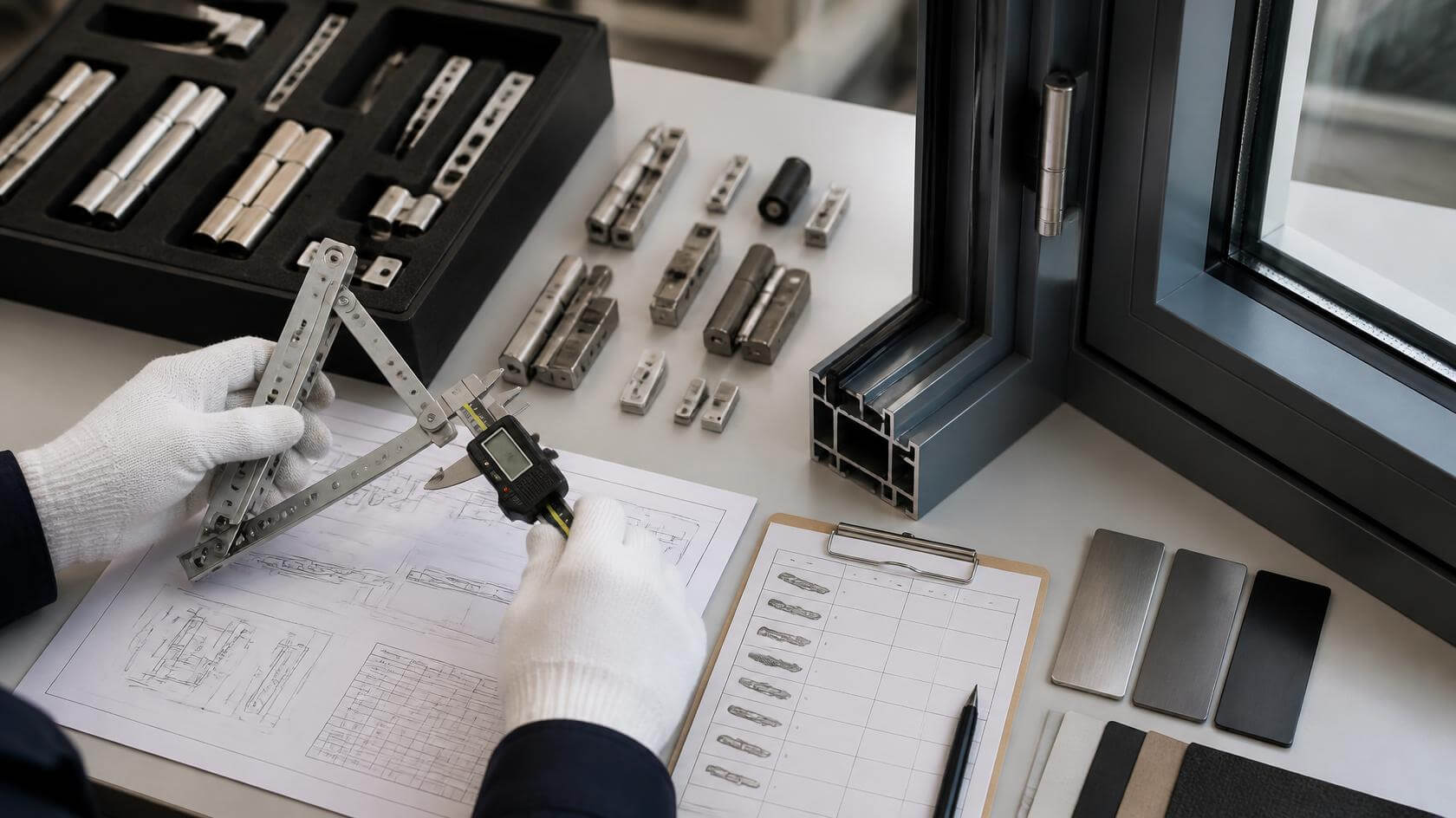 window hardware quality inspection and specification checking for bulk orders-vigorawindows.com.jpg