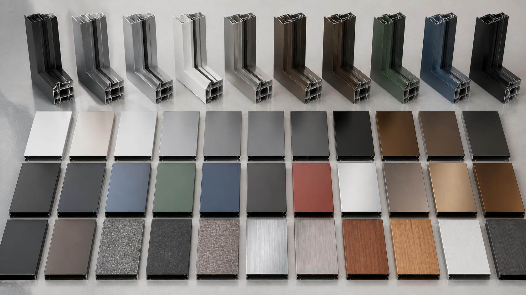 architectural aluminium window finish and powder coating samples-vigorawindows.com.jpg