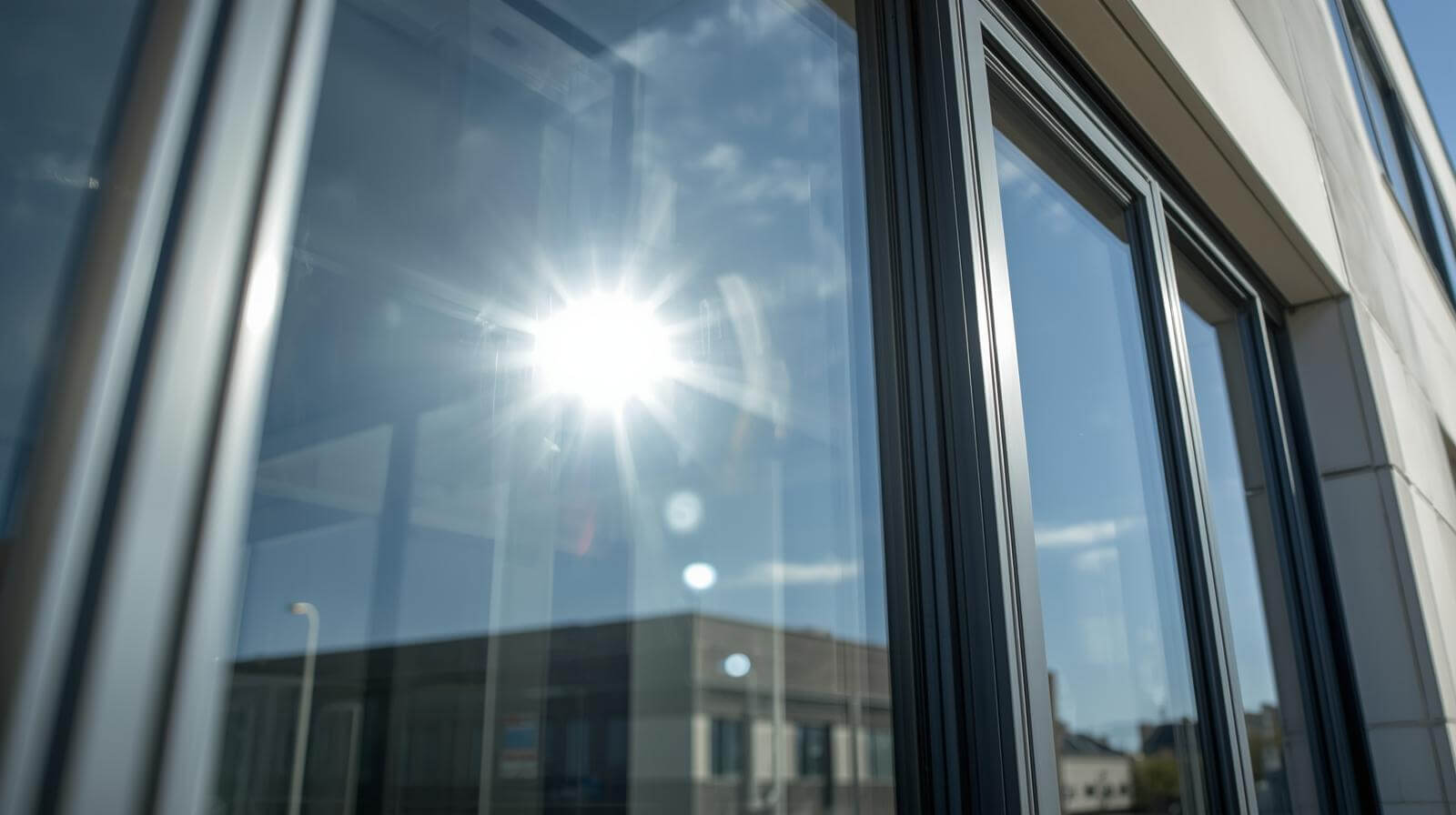 Custom large aluminium casement glass window for commercial project-vigorawindows.com