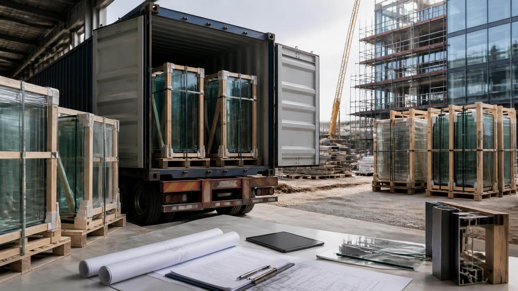 window and door shipment coordination with construction site-vigorawindows.com