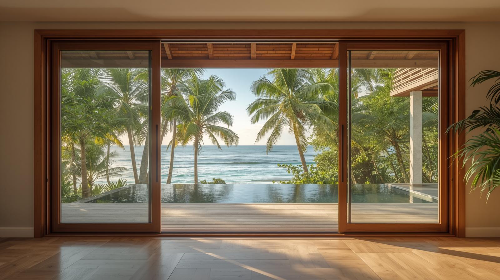 uPVC casement window outward opening residential application-vigorawindows.com