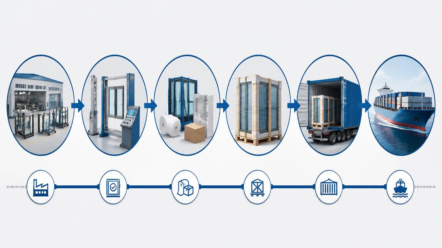 window and door project production inspection and shipping timeline-vigorawindows.com